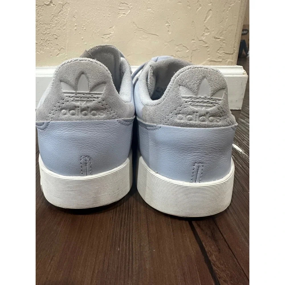 Adidas Sneakers Casual Low Top Comfort Walking Shoes Blue Size 8.5 - Picture 4 of 6